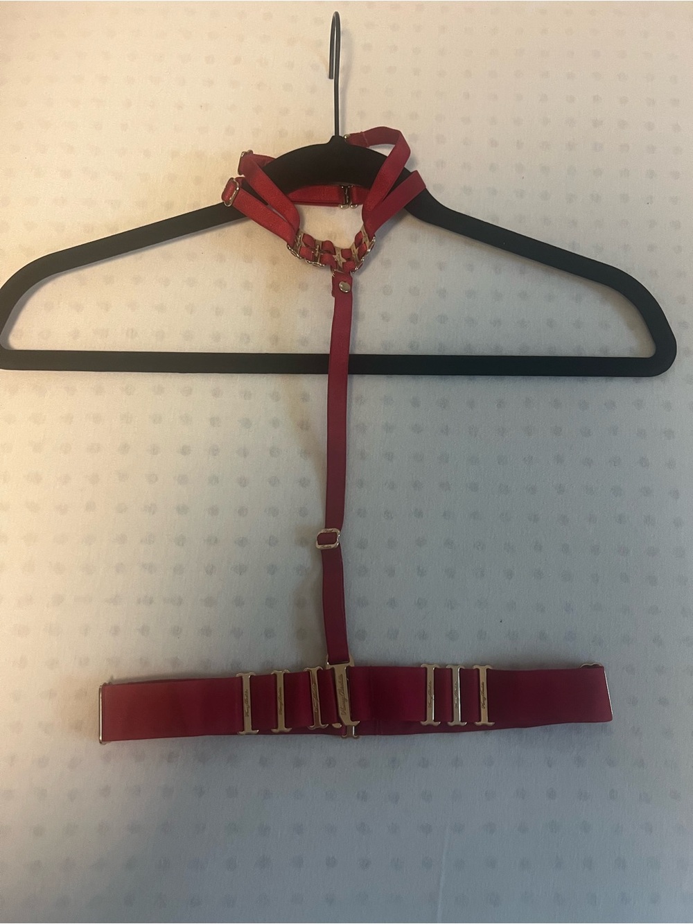 Honey Birdette Red Strappy Harness Belt - Women Accessories